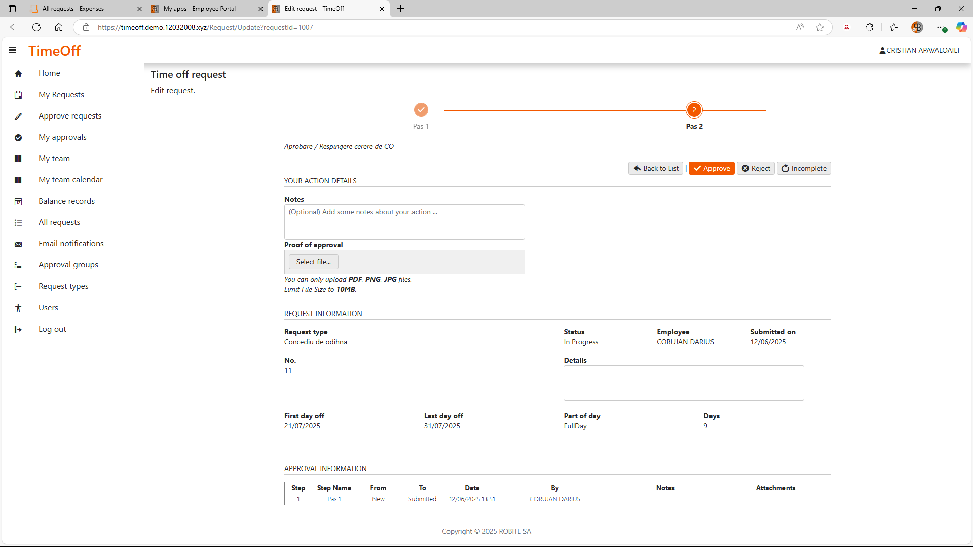SCRIB Web Interface 2